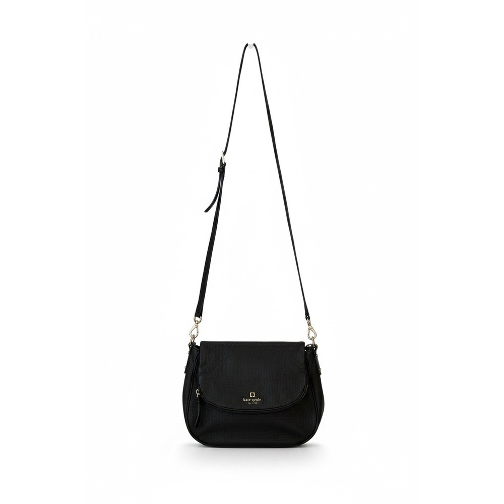 Kate Spade | Cobble Hill Devin Crossbody Bag Medium Black Pebbled Leather